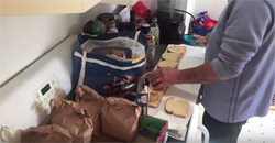 Randy Richman Making Sandwiches